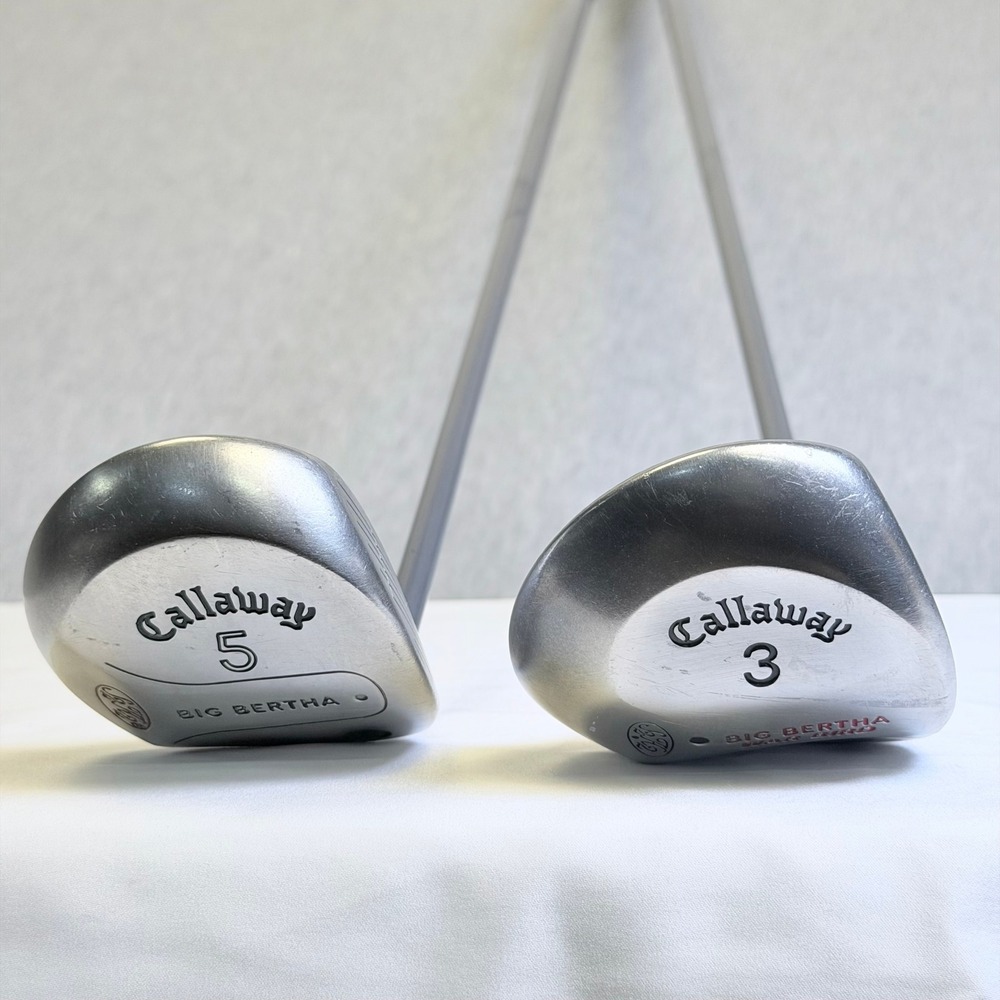 Callaway Big Bertha War Bird 3 & 5 Fairway Wood Set RCH 96 Graphite Right Hand